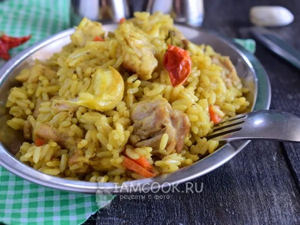 Фото блюда: Плов в воке