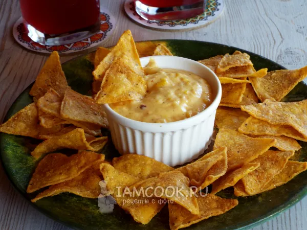 Фото блюда: Сырный соус для начос