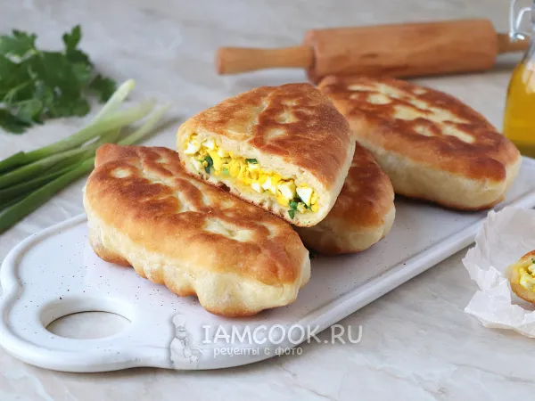 Фото готового блюда: Жареные пирожки на сыворотке без дрожжей