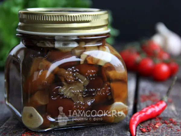 Фото готового блюда: Маринованные опята быстрого приготовления