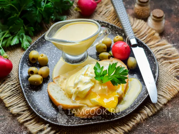 Фото блюда: Соус к яйцу пашот