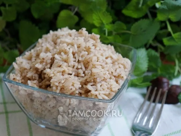 Фото готового блюда: Пряный рис со специями в мультиварке