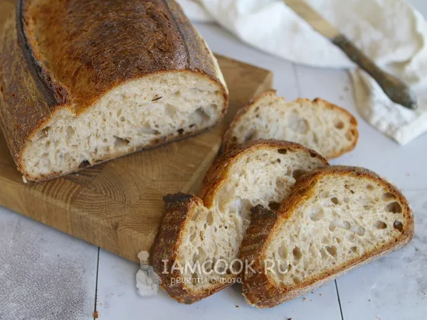 Фото готового блюда: Хлеб на сыворотке на закваске