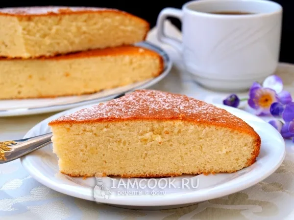Фото блюда: Бисквит на молоке