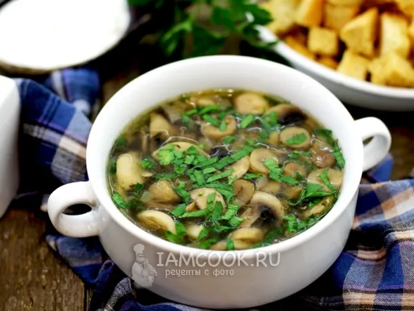 Фото блюда: Грибная юшка