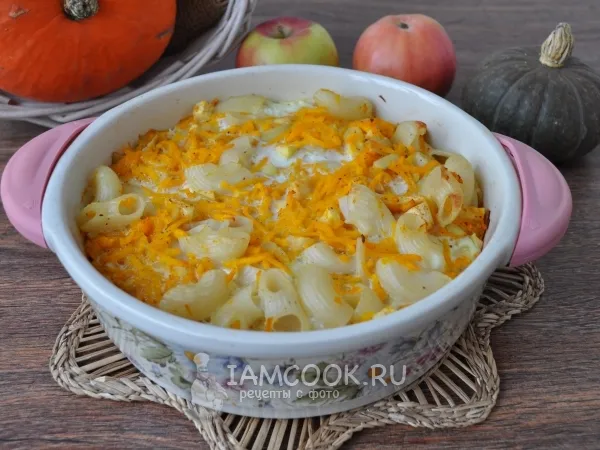 Фото блюда: Макаронник с тыквой