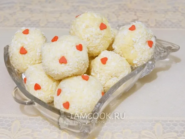 Фото готового блюда: Трюфели из творожного сыра
