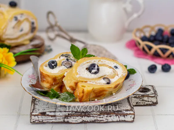 Фото блюда: Ленивый финский блин