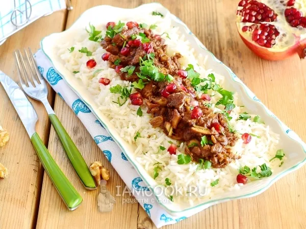 Фото готового блюда: Фесенджан