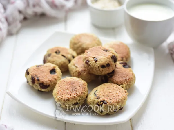 Фото готового блюда: Овсяное печенье в мультиварке