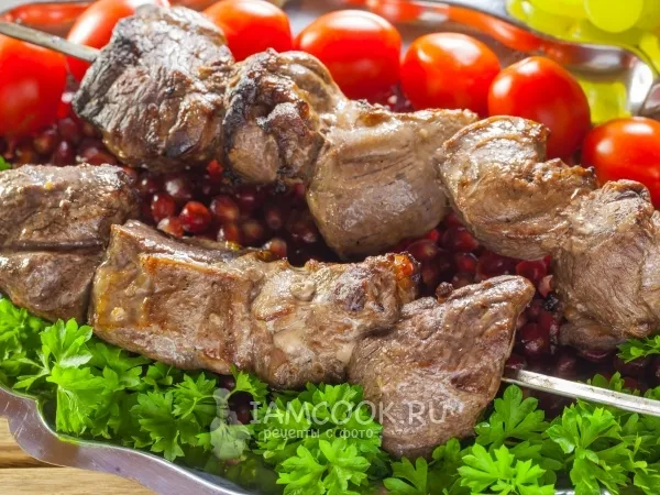 Фото блюда: Шашлык в гранатовом соке