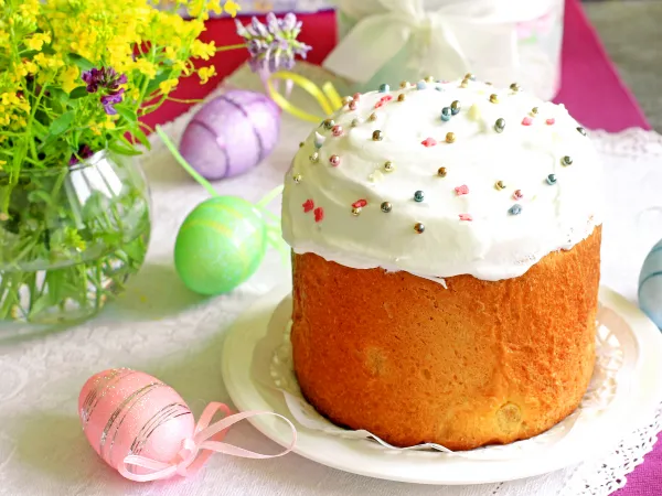 Фото готового блюда: Кулич как пух