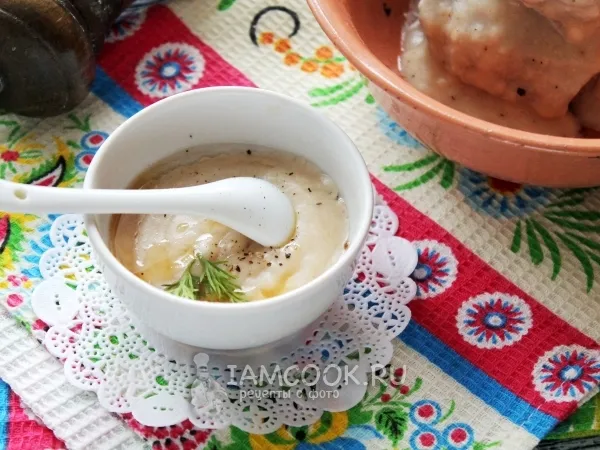 Фото блюда: Сливочная подлива для котлет